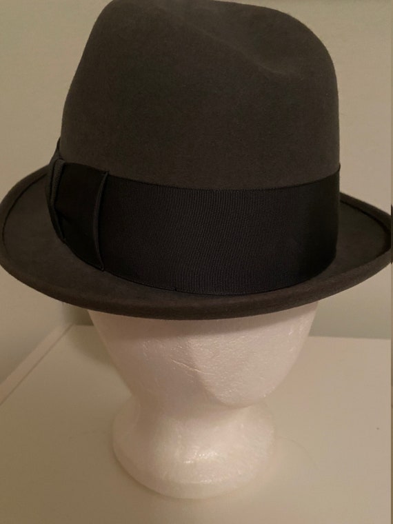 Vintage 1950s Royal B Stetson Fedora Hat with Orig