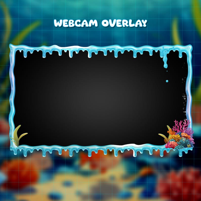 Animated Undersea Twitch Stream Overlay | Ocean Pack - Etsy