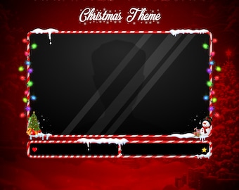 Animated Santa Claus Christmas Webcam Overlay (WEBM, PNG)