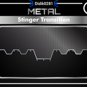 | de transition Stinger en métal animé | MÉTAL | de diffusion | Twitch | Youtube Facebook (en anglais seulement
