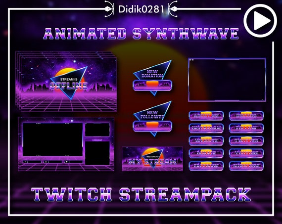 Animated Stream Overlay Package - Illuminate