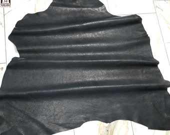 PUNTA IN PELLE E72150-AE, ritagli di pelle, 1 pelle di cuoio 1,0 mm, nappa verde petrolio