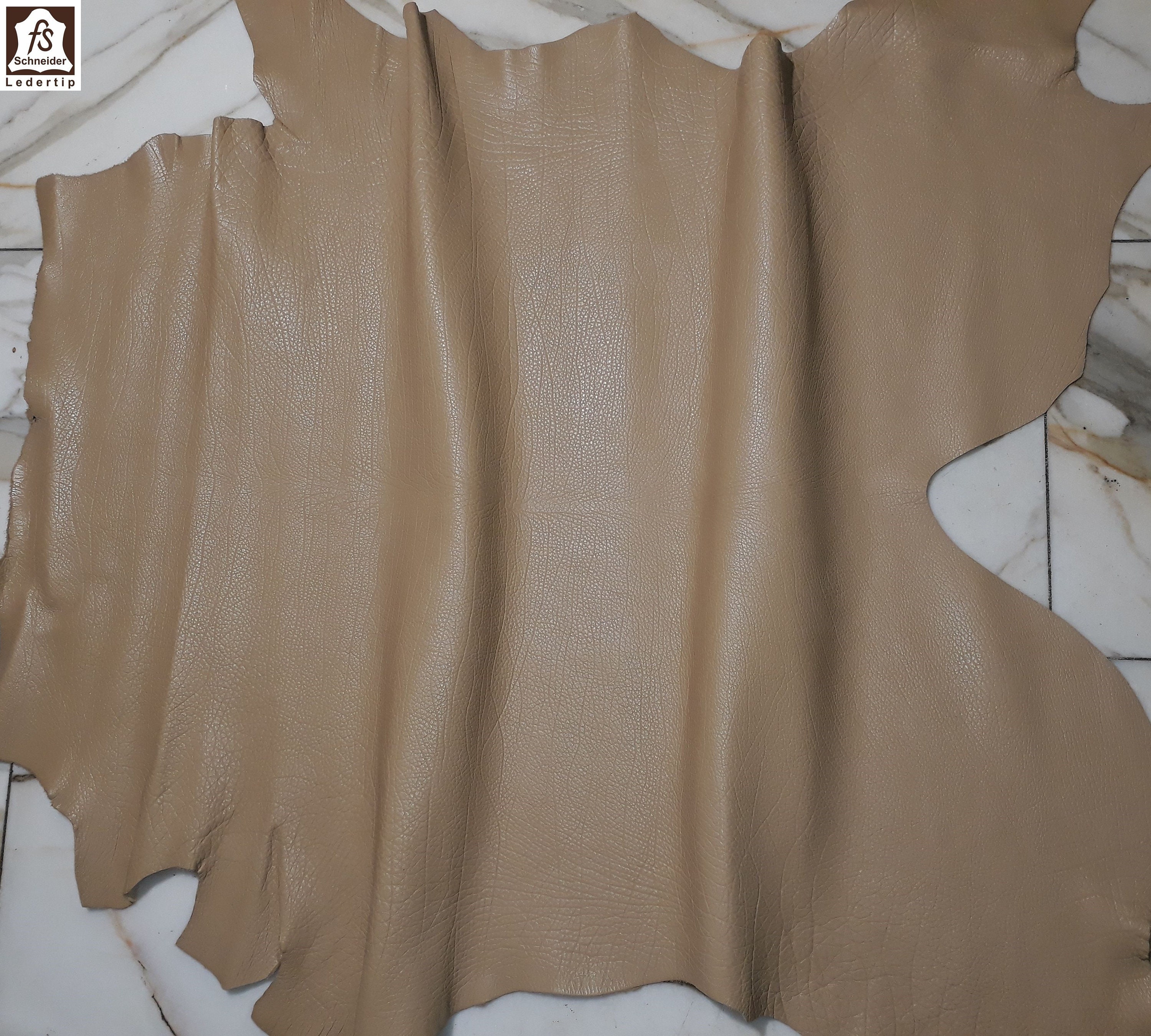 LEATHER TIP E72145-LC, Leather Scraps, 1 Leather Skin 1.0 Mm