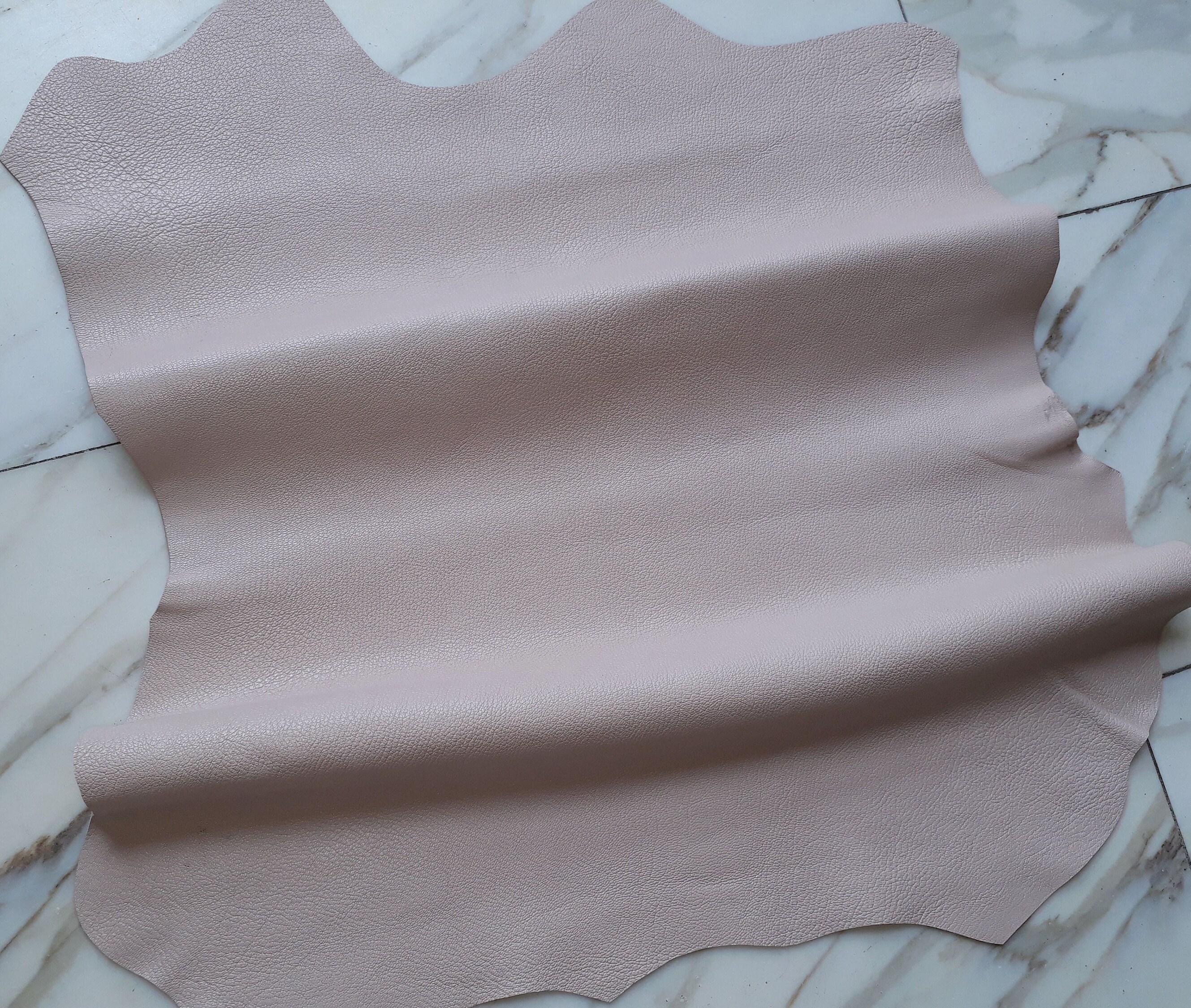 LEATHER TIP E71705-AL, leather remnants, 1 leather skin 1.3 mm, rose-colored nappa