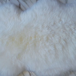 LEATHER TIP LW-240, 1 natural white lambskin