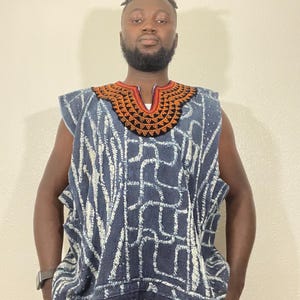 Afrikanischer, Traditioneller Pullover Danshiki Unisex Native Bamenda Nso Kamerun