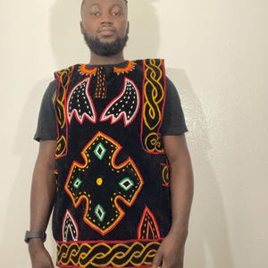 Afrikanischer, Traditioneller Pullover Danshiki Unisex Native Bamenda Nso Kamerun