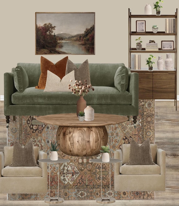 Virtual Holistic Interior Design | Personalized Mood Board & Energy Flow Alignment | Boho Modern Room Styling