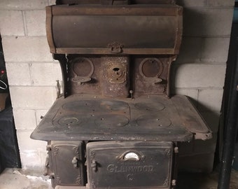 Antique Vintage 1920s Glenwood Cast Iron Cooking Stove Local - Etsy