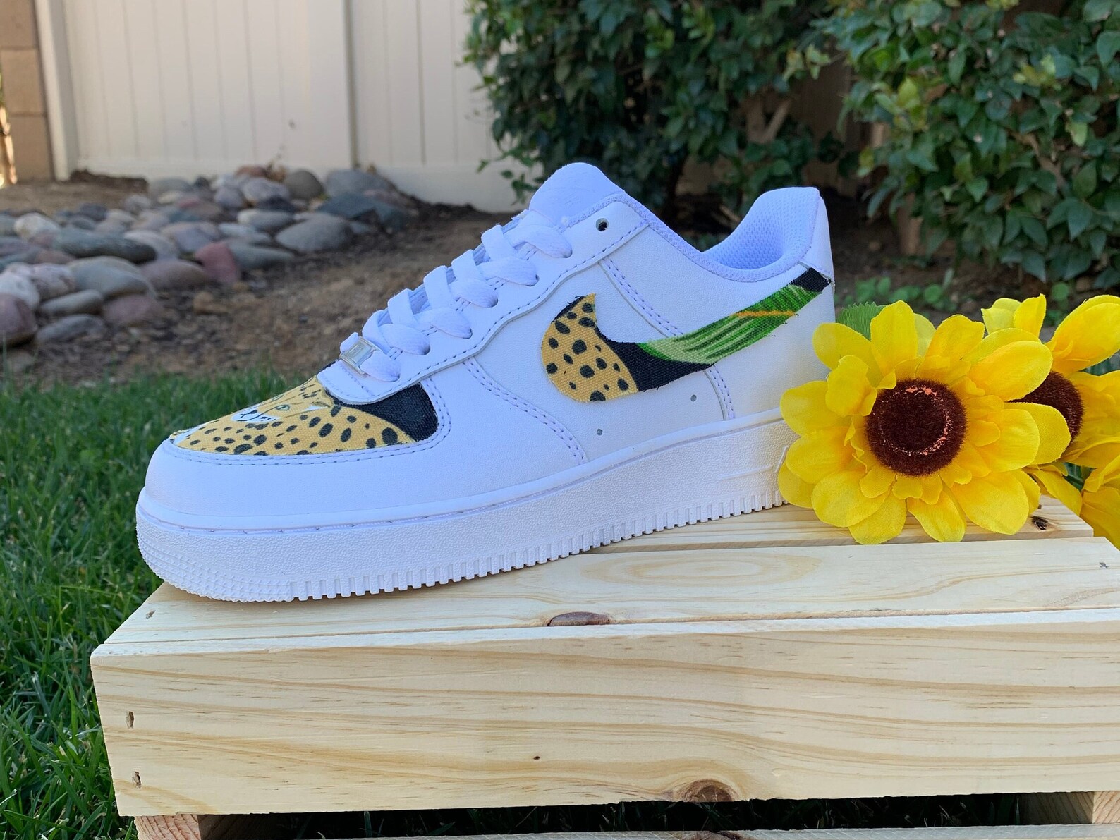 cheetah nike air force 1
