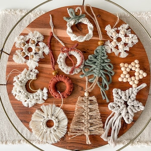 Christmas Ornament, Macrame, Boho Christmas Decor