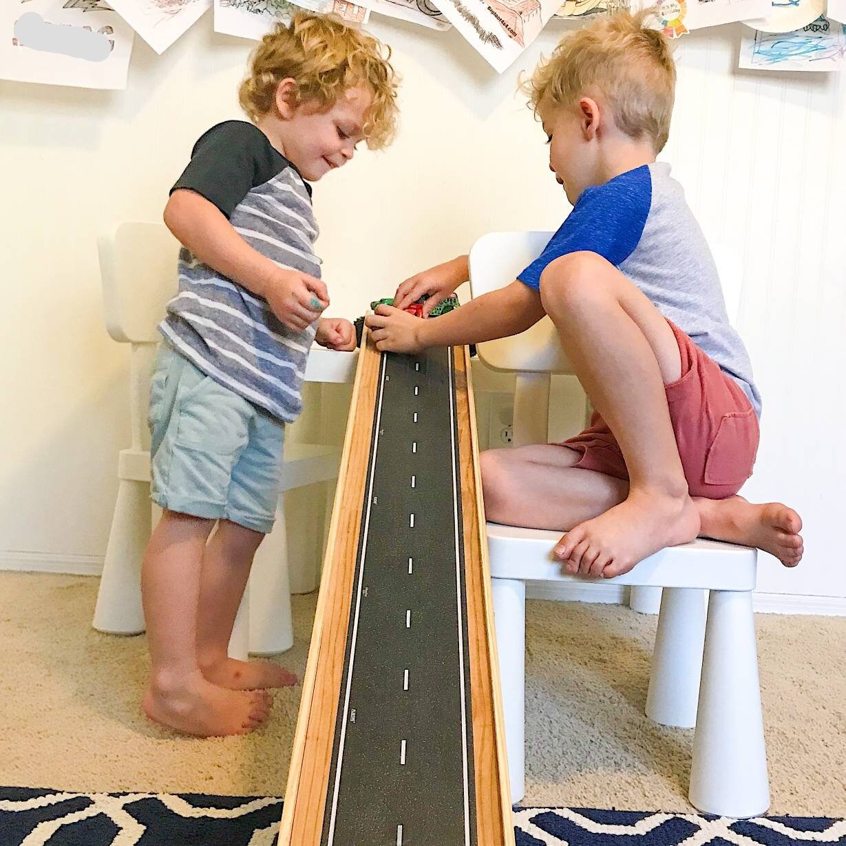 Wooden Car Ramp/ Race Car Track/ Road - Etsy