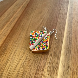 Fairy Bread Earrings, Fun Earrings, Statement Earrings, Australian Earrings, Novelty Earrings, Teacher Gifts, Food Earrings, Polymer Clay