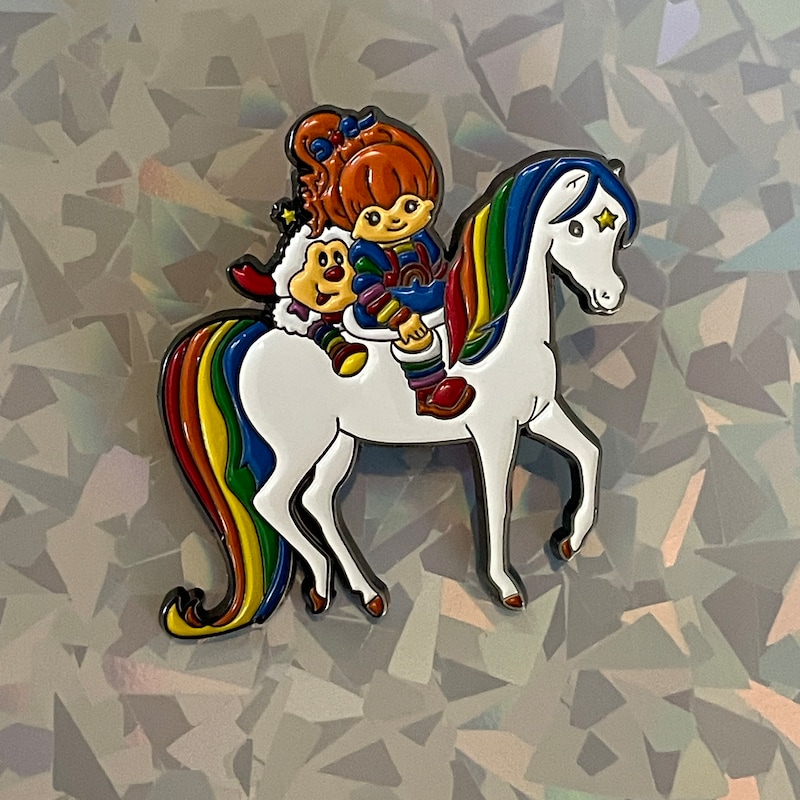 Rainbow Brooch - Etsy
