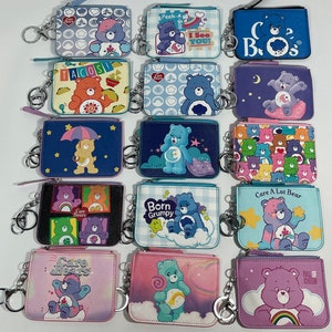 Care Bears ID Holder Coin Purse Keychain Clip