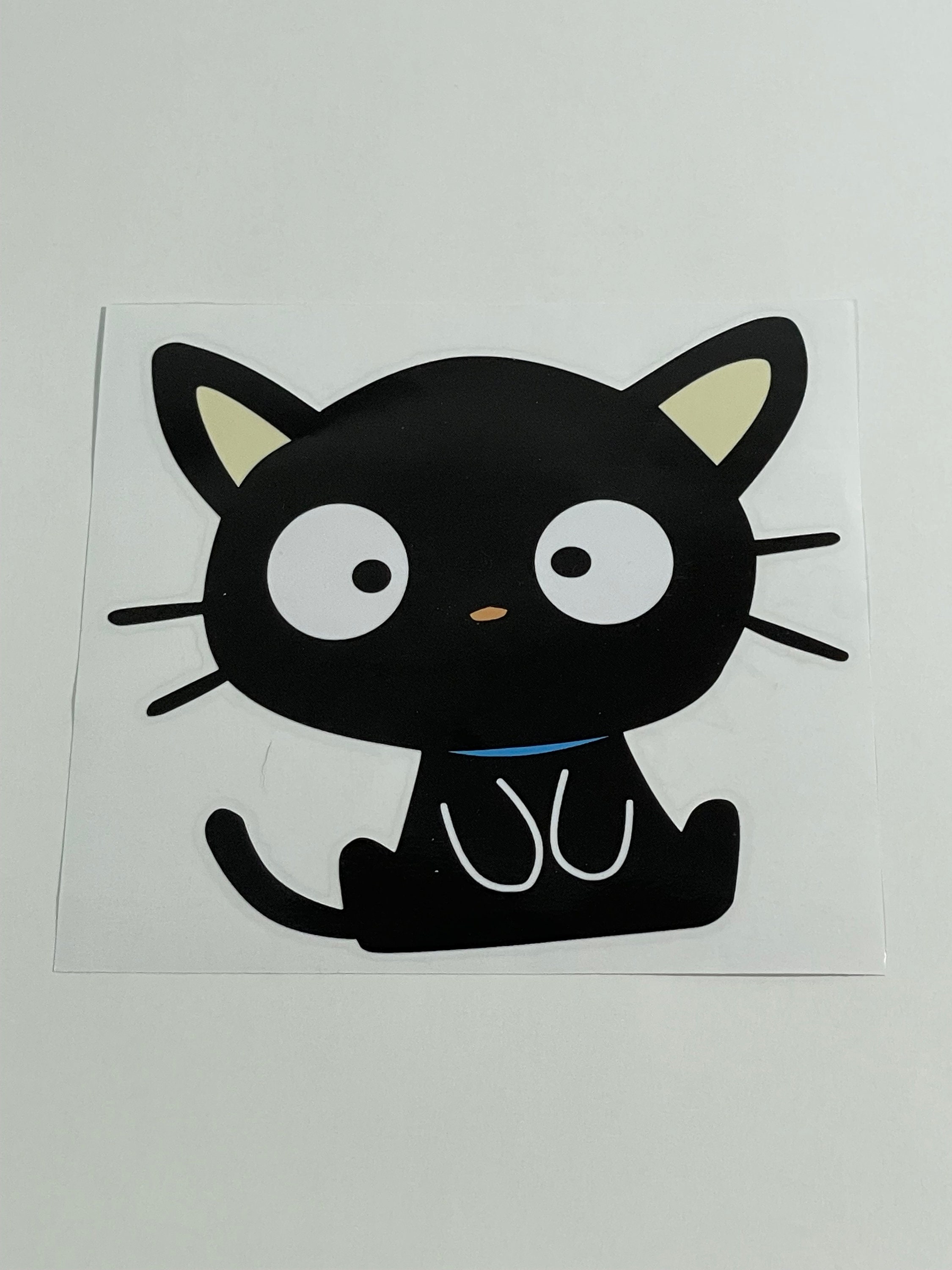  Chococat Vinyl Sticker Decal (2 x 2, Black) : Automotive