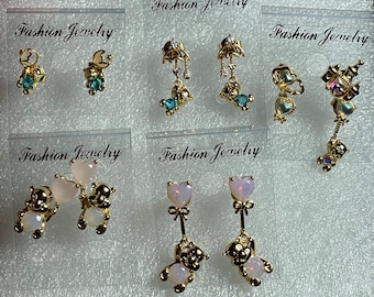 Care Bears 18K Gold PLATED Earrings