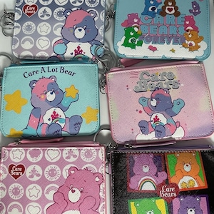 Care Bears ID Holder Coin Purse Keychain Clip