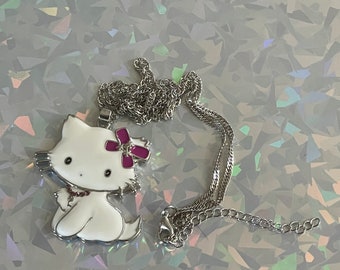 Hello Kitty Charmmy Kitty Enamel Pendant Necklace