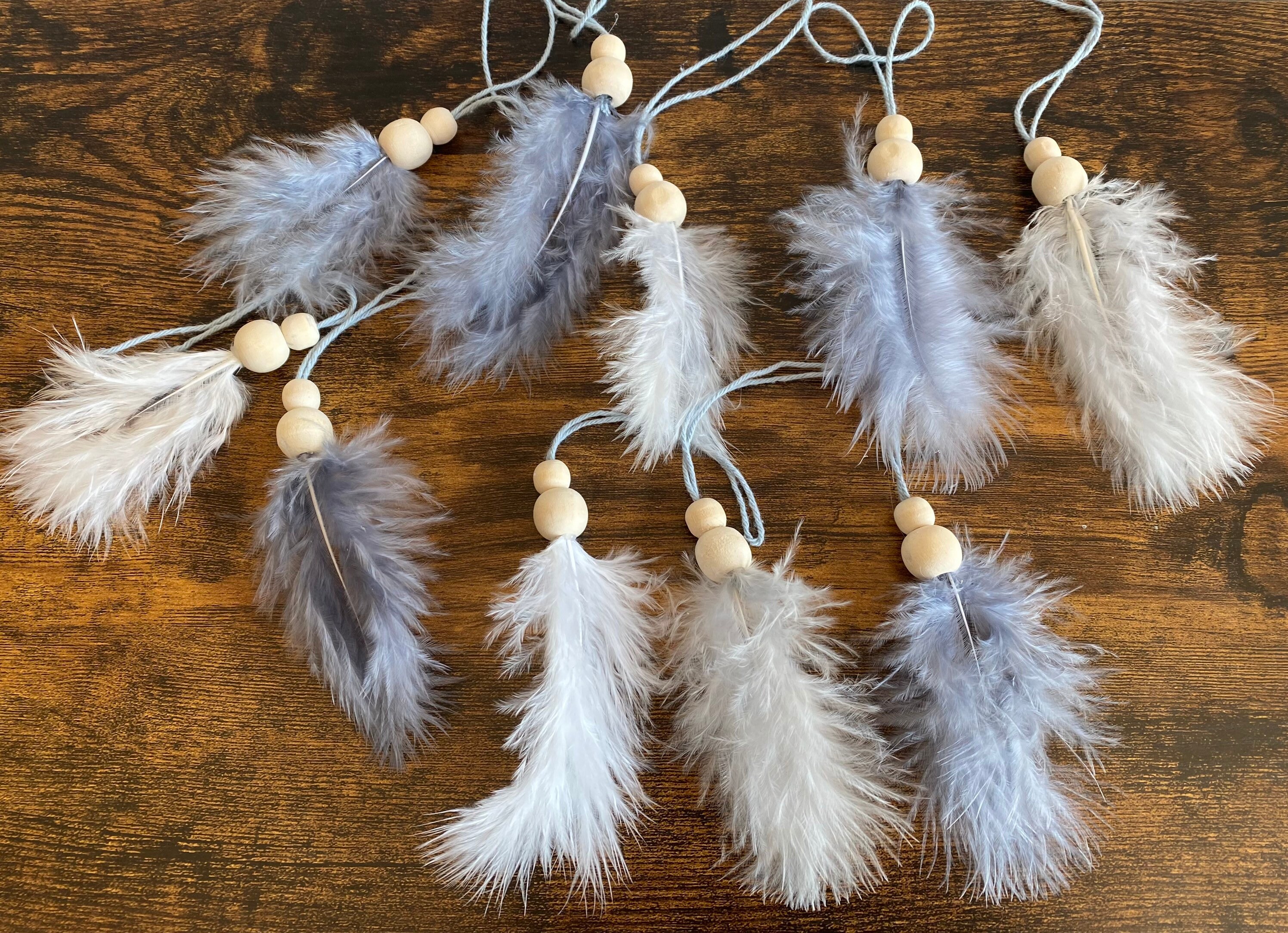 Décoration de Pâques à Suspendre/ Plumes Déco Suspension/ Ornements Pâques