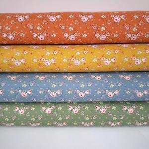 Tilda Creando Recuerdos Colores: 130151 Gracie Verde, 130129 Gracie Azul, 130117 Gracie Amarillo, 130136 Gracie Jengibre