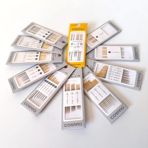 Cosmo needle, French, Cross-stitch, Bullion, Sashiko