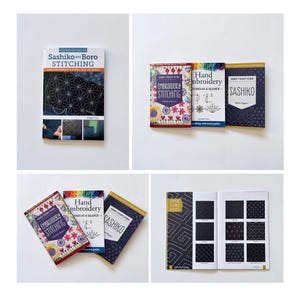 Embroidery Stitching Guidebook, Hand Embroidery, Sashiko & Boro