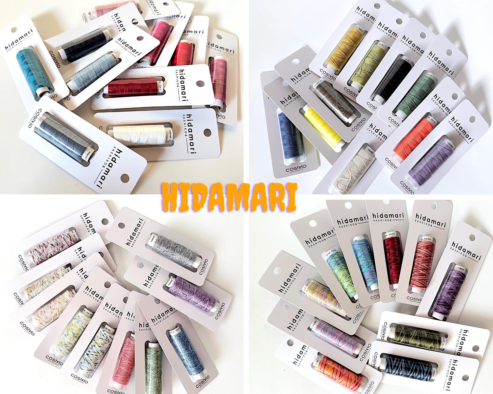 hidamari✨ NEW COLORS Cosmo / Hidamari Thread – 30m Roll, 60 Color Collection