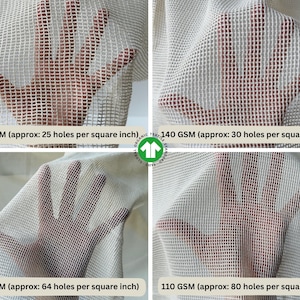 Organic cotton mesh fabric 60” wide