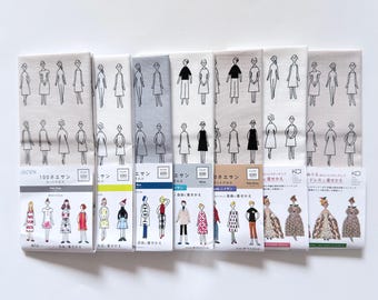 100 Ladies Precut Fabrics and Cosmo Embroidery Thread Assorted Pack.
