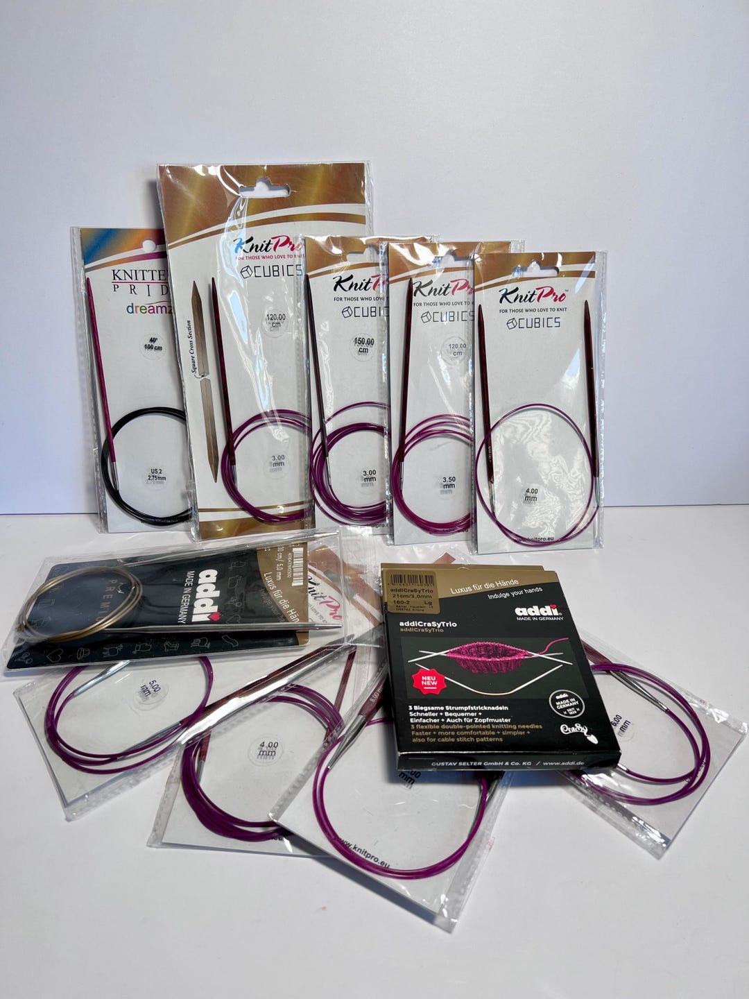 Knit Pro Cubics Wooden Knitting Needles Etsy