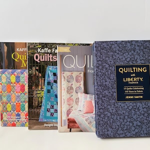 Libro de acolchado de Kaffe Fassett, libro de acolchado Wonderful Curves, libro de telas Quilting with Liberty