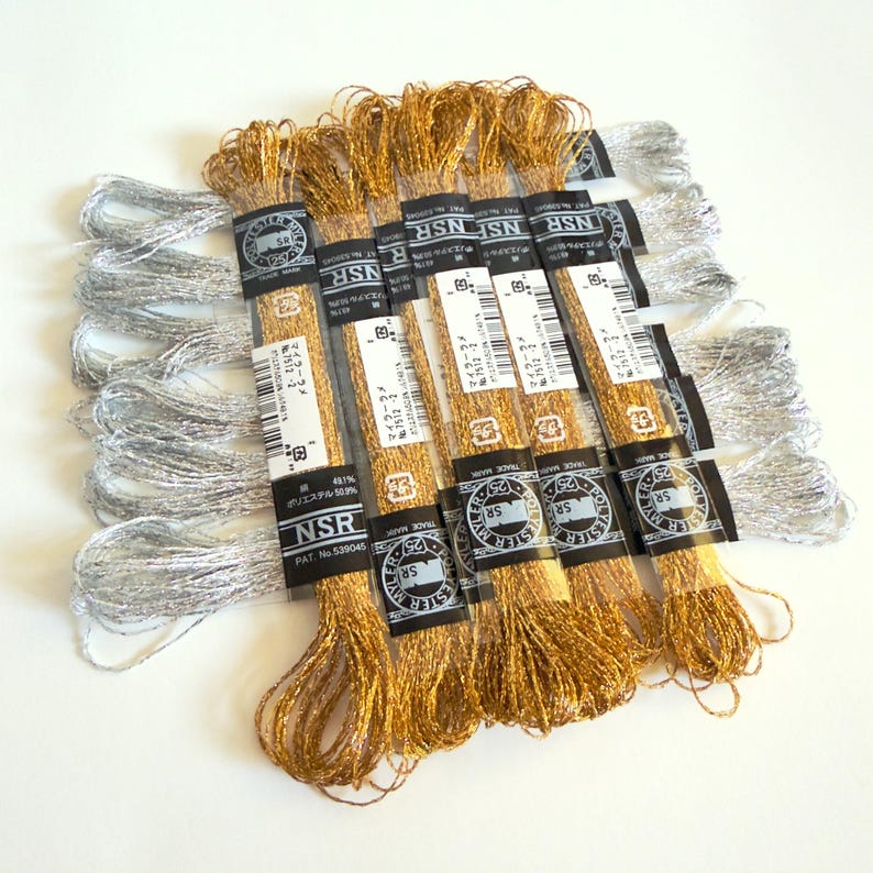 Cosmo Embroidery Floss and The Stitchery threads packs, includes 12 skeins image 16