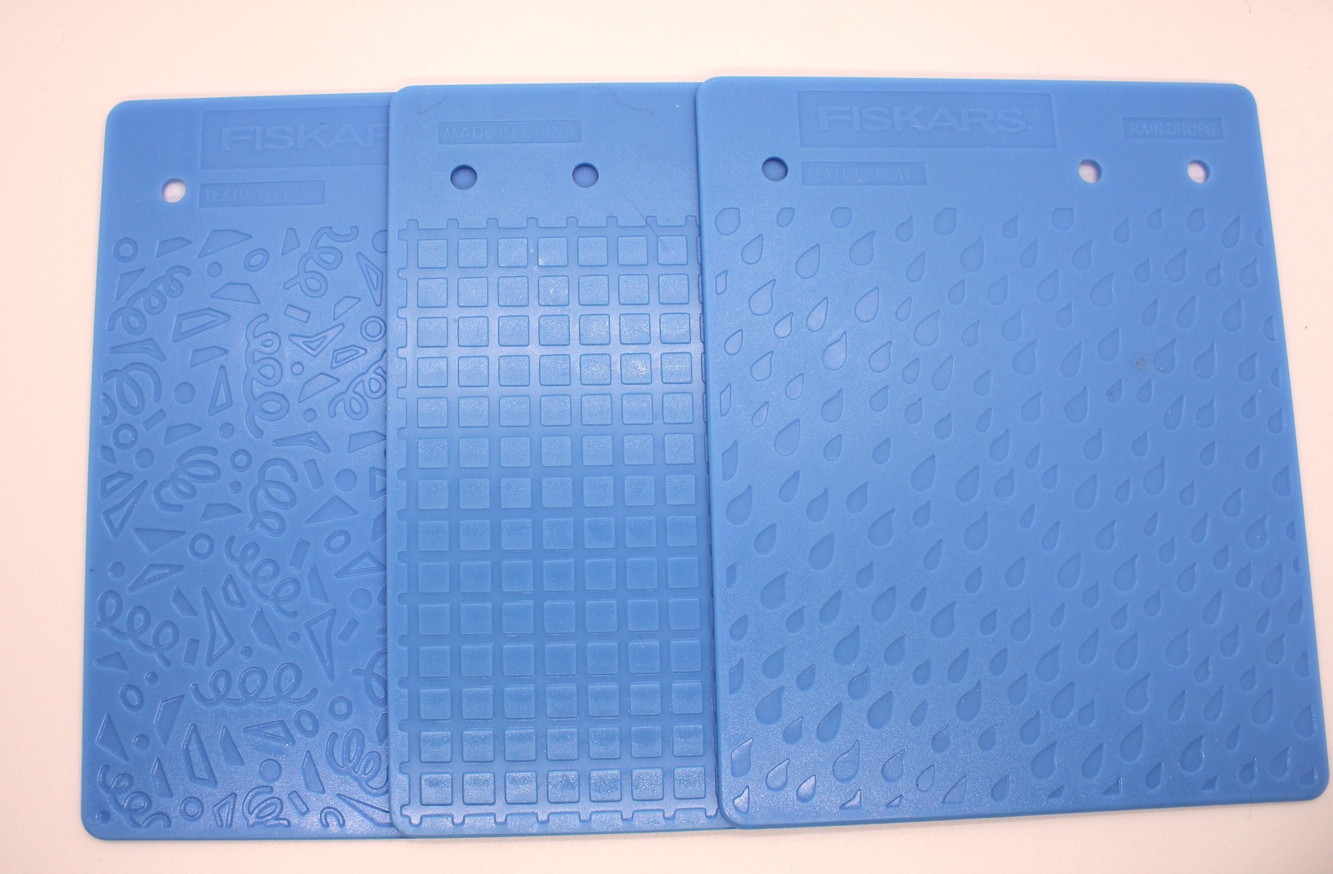 Fiskars Texture Plates and Tool, De Stash Embossing Plates, Card Making