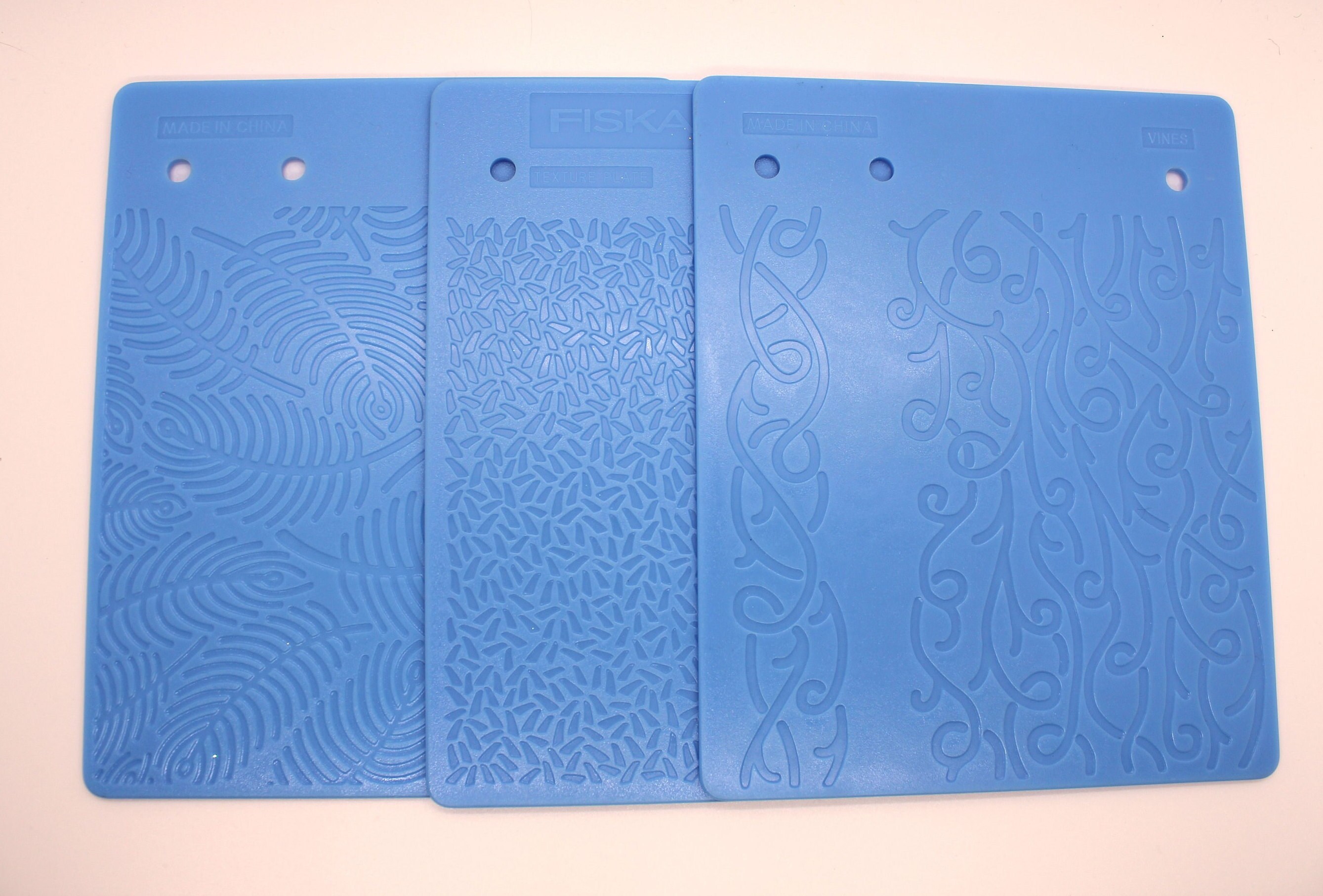 Fiskars Texture Plates and Tool, De Stash Embossing Plates, Card Making