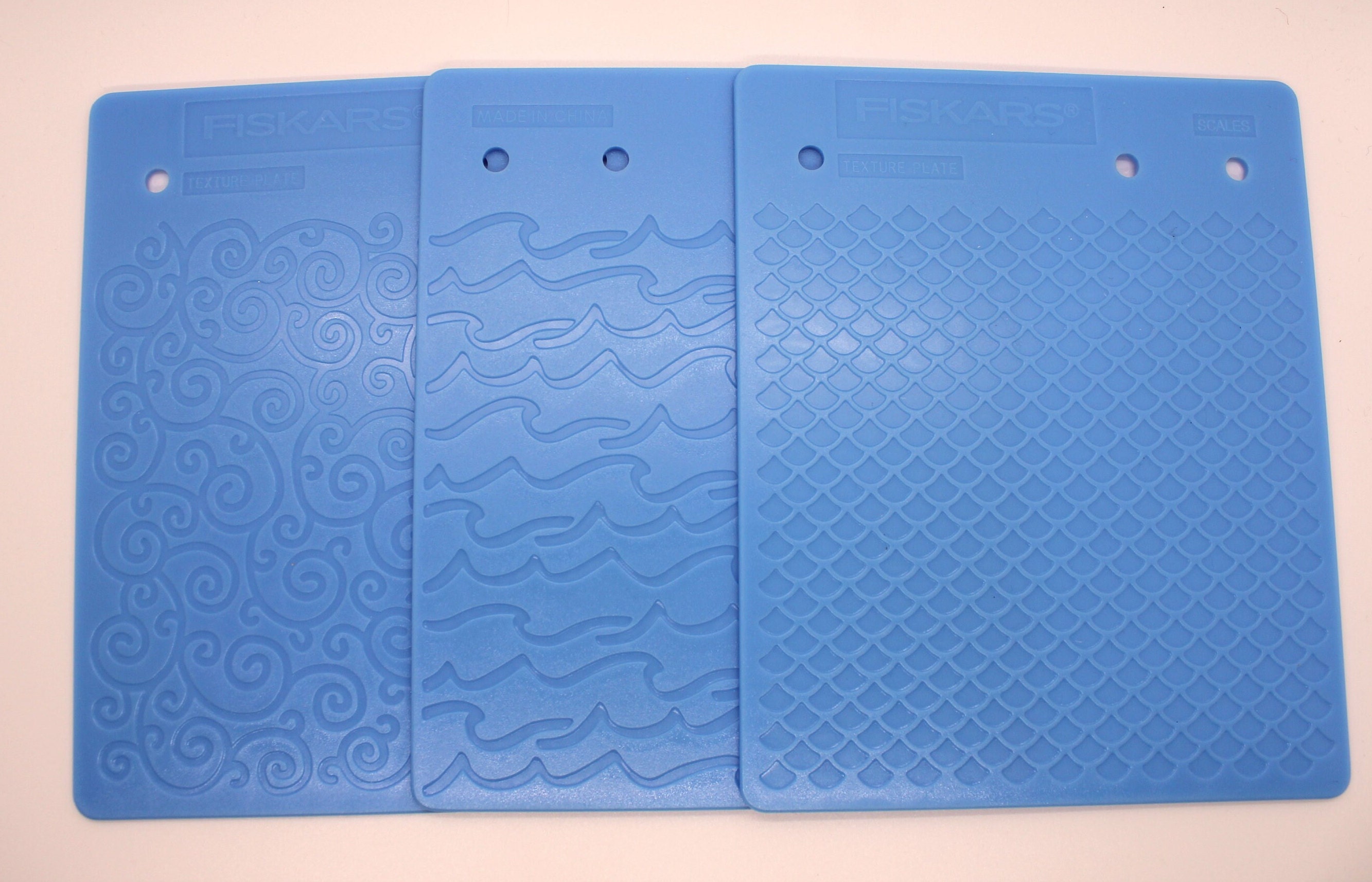 Fiskars Texture Plates and Tool, De Stash Embossing Plates, Card Making