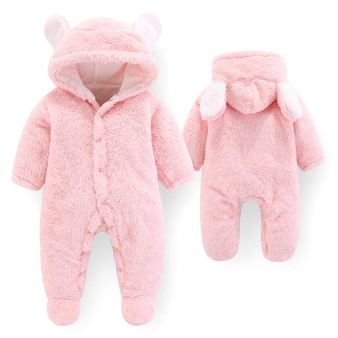 Newborn Baby Bear Jumpsuit / Snowsuit Romper Etsy