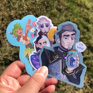 The Dragon Prince Stickers: Viren Starter Set!