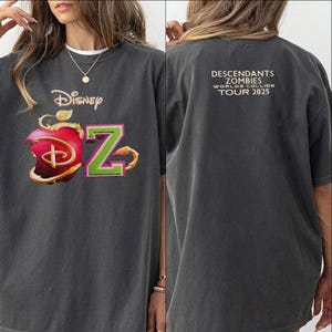 Comfort Color Descendants Zombies World Tour Shirt, Disney The Rise Of Red Group Shirt, Descendants Concert, Summer Music Festival 2025 Trip