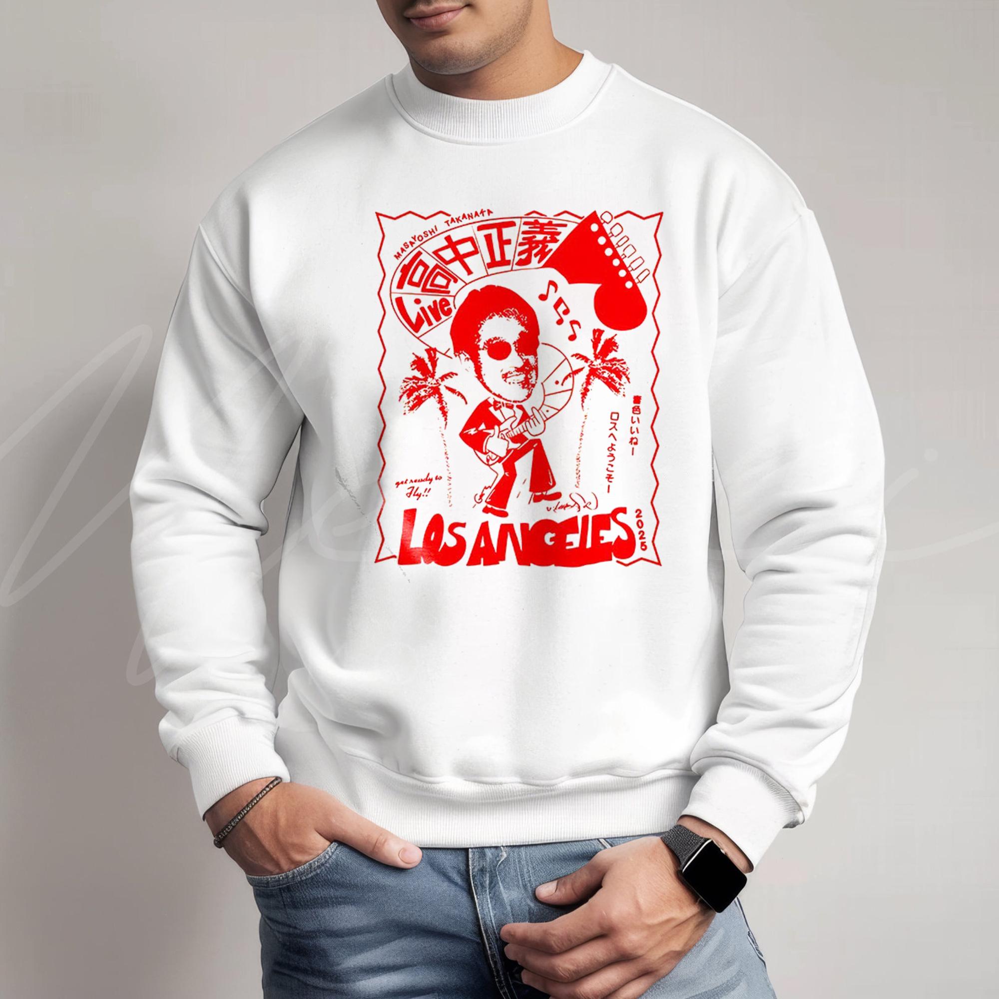 Masayoshi Takanaka Guitar Live Los Angeles 2025 Cartoon Shirt - Etsy