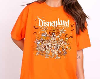 Disney Halloween Shirt, Vintage Mickey And Friends Halloween Shirt, Mummy Mickey and Friends Halloween Party, Disney Family Matching Shirt