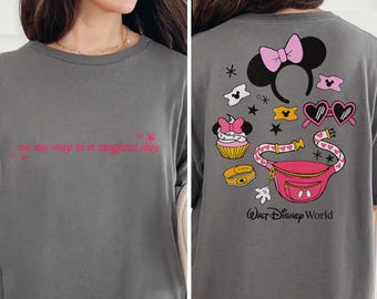 On My Way To A Magical Day Shirt, Magic Kingdom Tee, Disneyworld  Shirts, Disney Trip 2025 Disney Parks Walt Disneyworld Tee