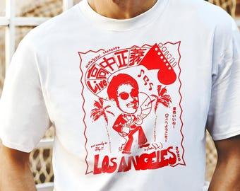 Masayoshi Takanaka Guitar Live Los Angeles 2025 Cartoon Shirt