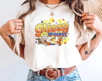 Lizzie Mcguire Shirt, Funny Cartoon Girl Tee, Y2K Retro Graphic T-Shirt, Lizzie Inspired Aesthetic Top, Disneyland Lizzie McGuire Shirt
