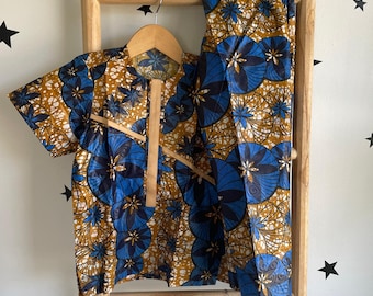 African print set boys top bottom, Handmade in Nigeria