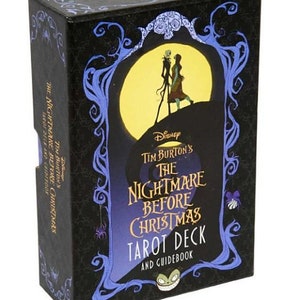Tarot Card Deck Disney The Nightmare Before Christmas, Occult Card Divination Tool, Tarot Deck With Guidebook Beginner, Halloween Movie Fan