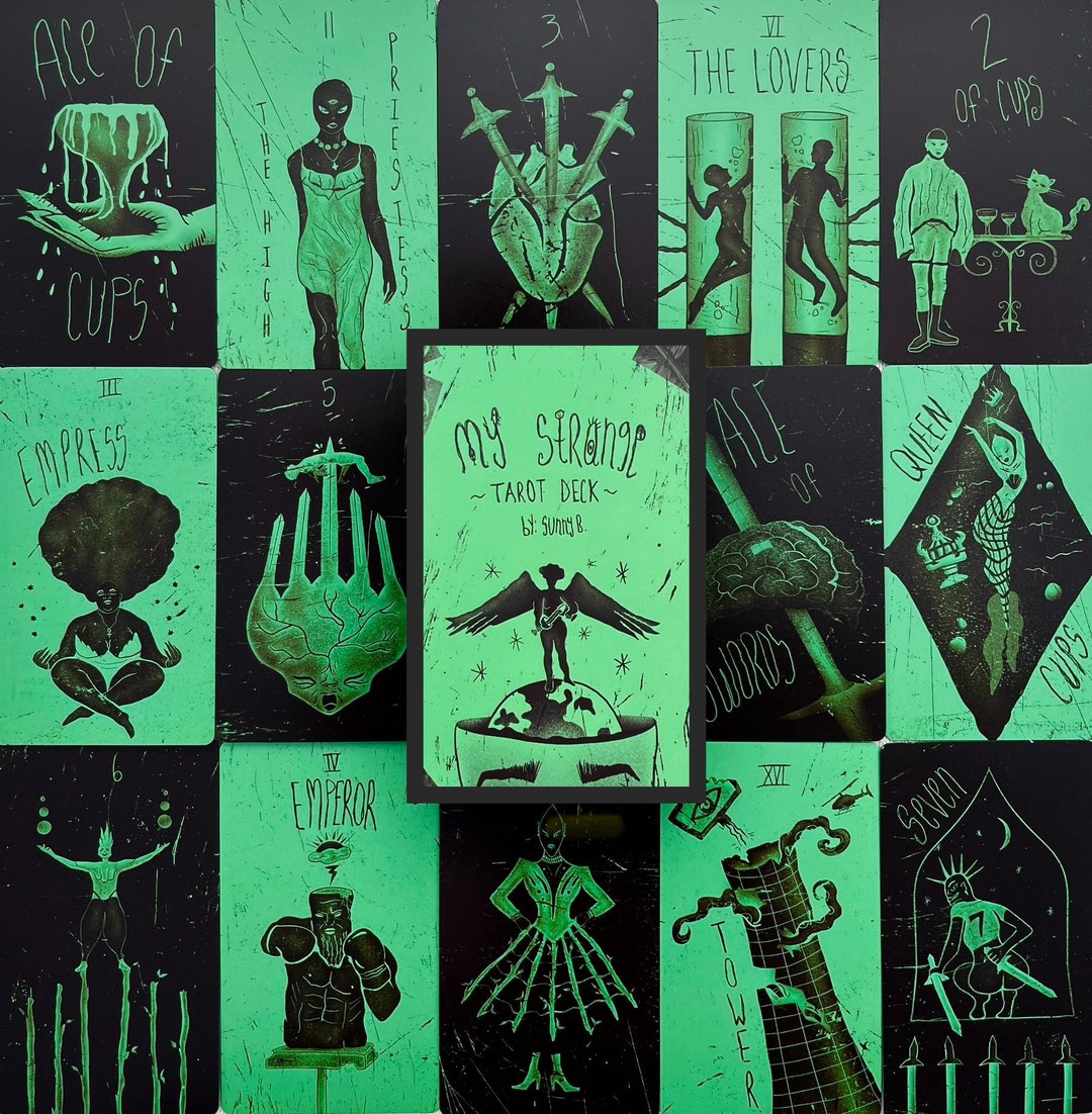 My Strange Tarot Card Deck, Unusual Oddities Indie Occult