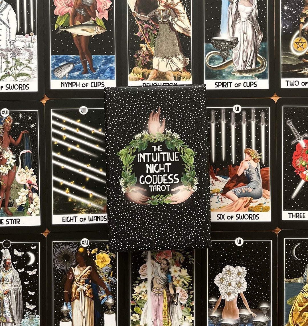 Intuitive Night Goddess Tarot Card Oracle Divination Tool, Occult