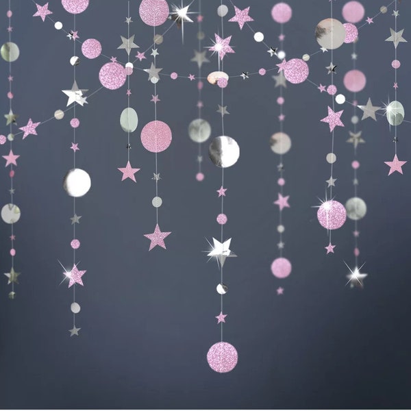 Party garland bright star decoration of 4 meter ch pieces