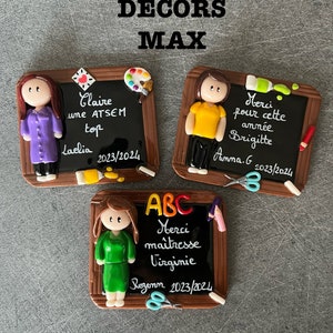 Imanes para profesores, ATSEM, para personalizar, Imanes para nevera, Imanes decorativos, Regalos para profesores y ATSEM